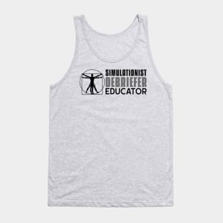 Simulationist Debriefer Educator 4 Tank Top